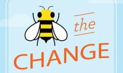 Bee the change logo