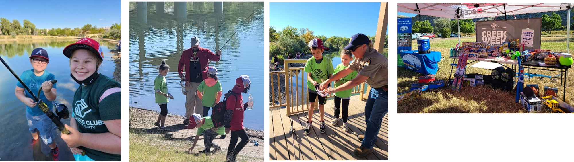 Fishing Derby Collage Pueblo Creek Week 2022