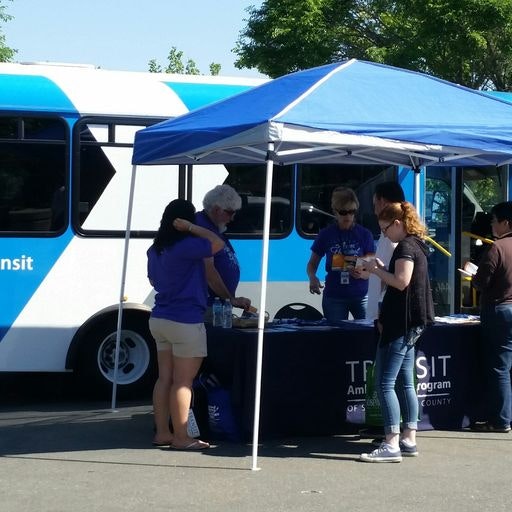 South Placer Transit at an outreach event