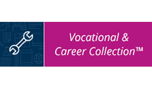 Vocational & Career Collection logo with a wrench icon and pink background.