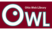 Logo with "Ohio Web Library" and "OWL" on a maroon background.