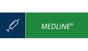 A syringe icon next to the text "MEDLINE" on a green background.