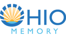 Logo with "OHIO MEMORY" text; the 'O' contains a sunrise/sunset design.