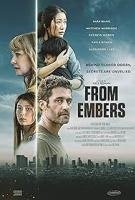 Movie poster for "From Embers" featuring multiple characters against a city skyline background.