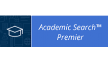 Image with text "Academic Search Premier" and an icon of a graduation cap.