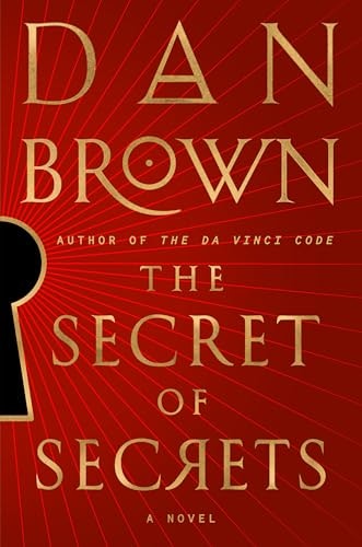 Book cover: "The Secret of Secrets" by Dan Brown, featuring a keyhole design and the author’s name.