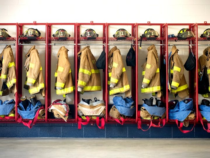 May contain: helmet, accessories, bag, and handbag