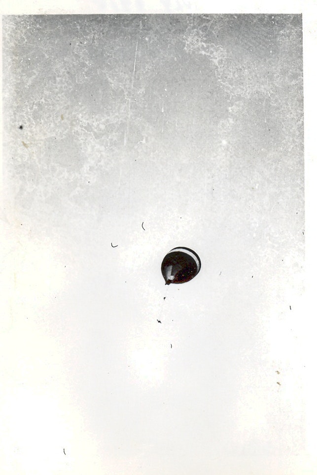 May contain: hole and droplet