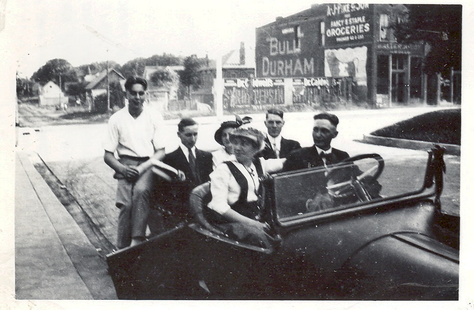 May contain: adult, male, man, person, antique car, car, model t, transportation, and vehicle