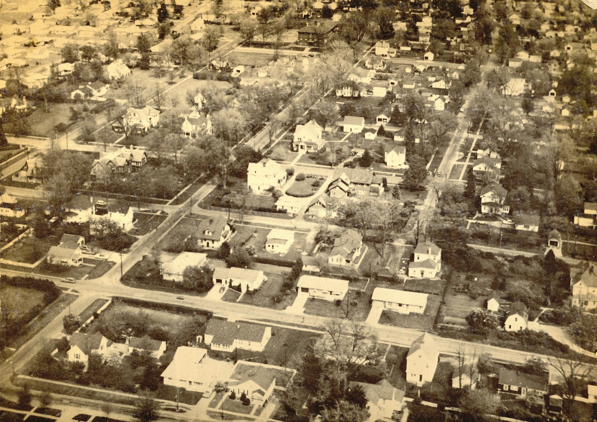 May contain: neighborhood, outdoors, suburb, and aerial view