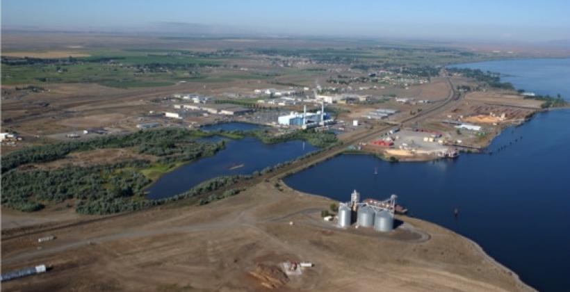 Aerial photo of the Port of Morrow