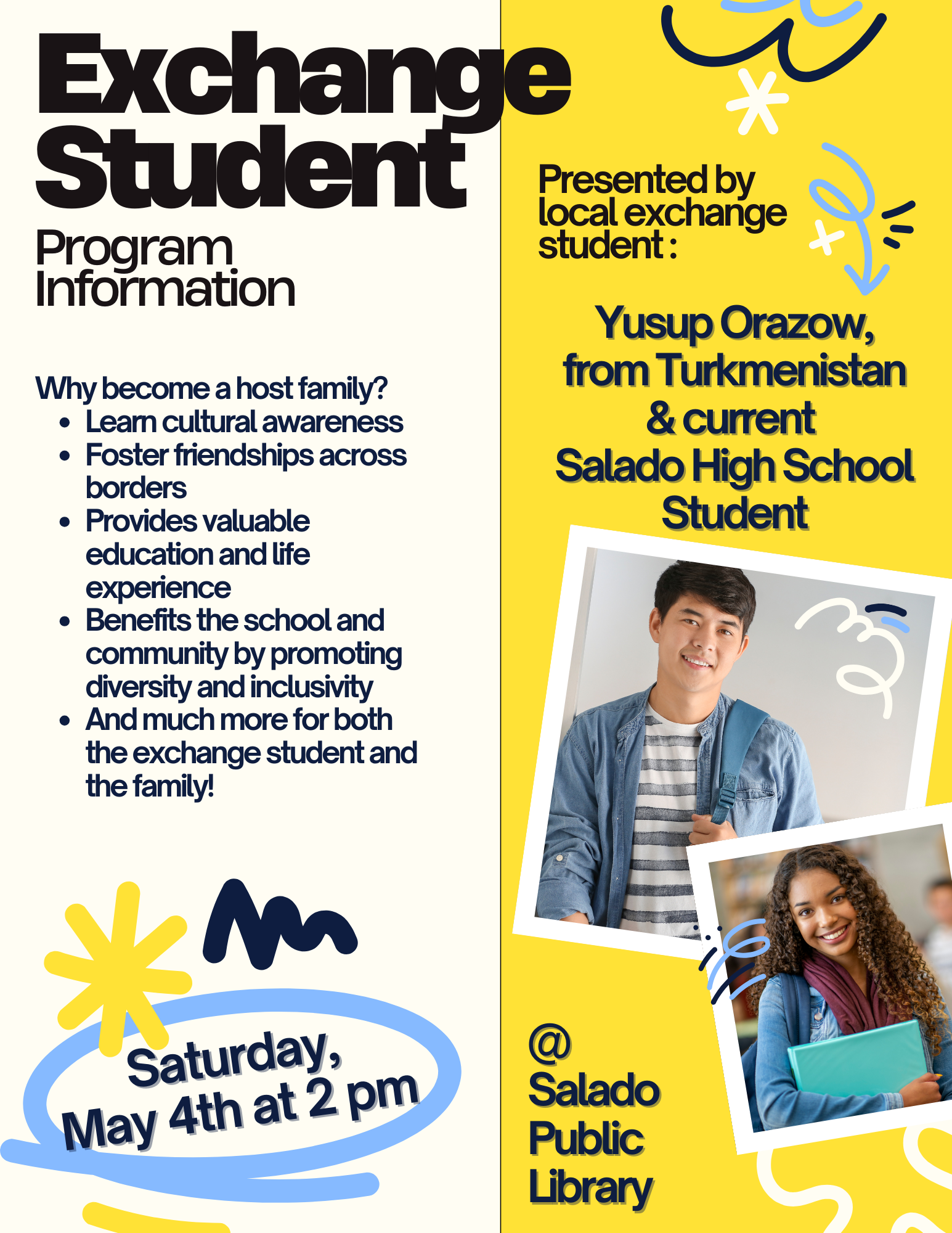 Exchange Student Program Information - Salado Public Library