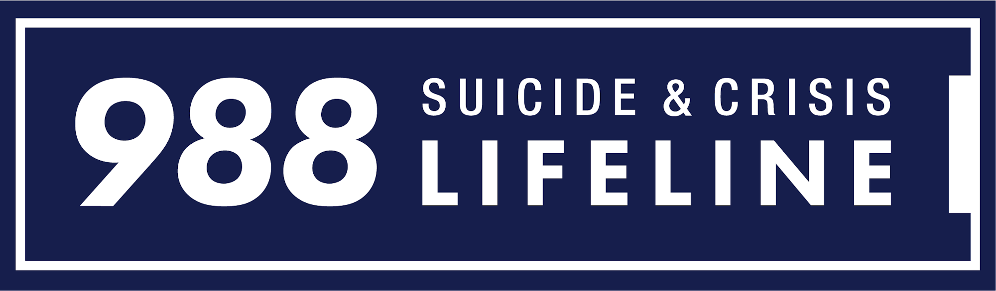 Logo of the 988 Suicide & Crisis Lifeline.