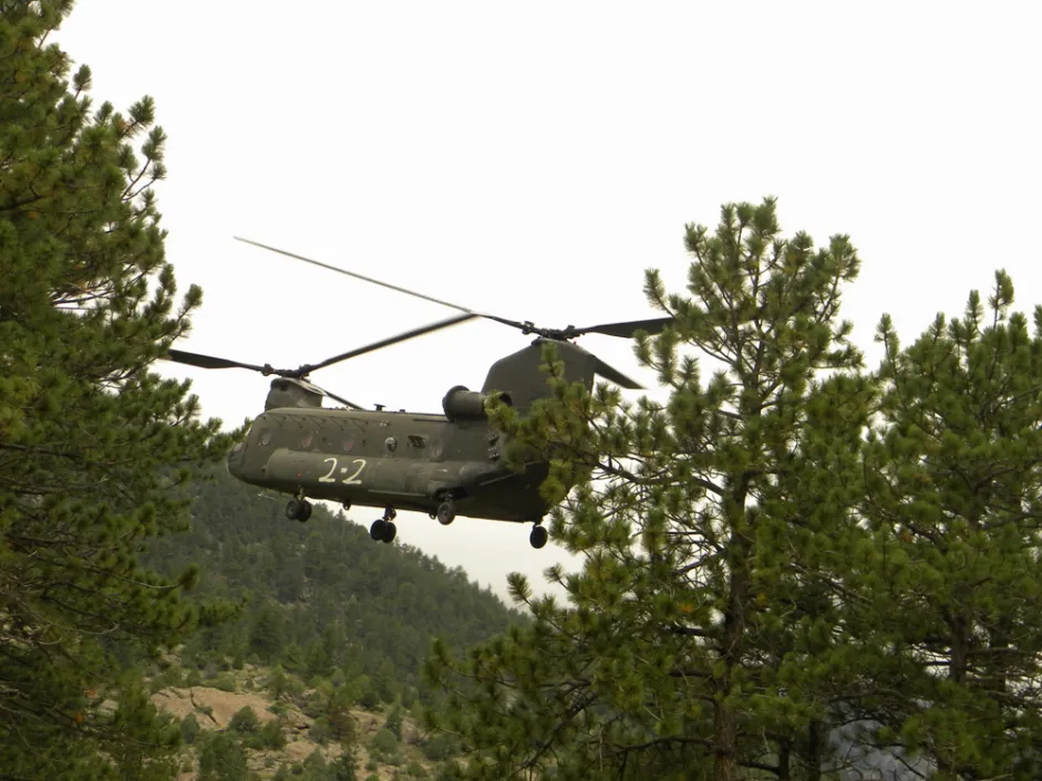 photo of a Helicopter: The Arc – Note the “2-2” Biblical Story: mash_05_2013-09-16 13.10.15