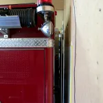 Photo of the back of a fire engine