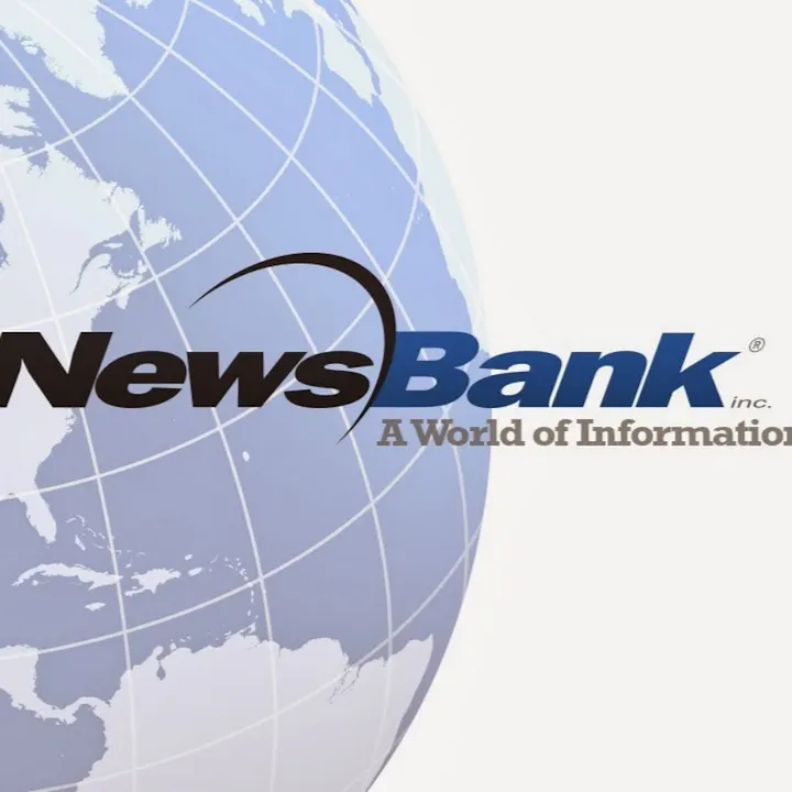 Globe with "NewsBank, inc. A World of Information" logo.