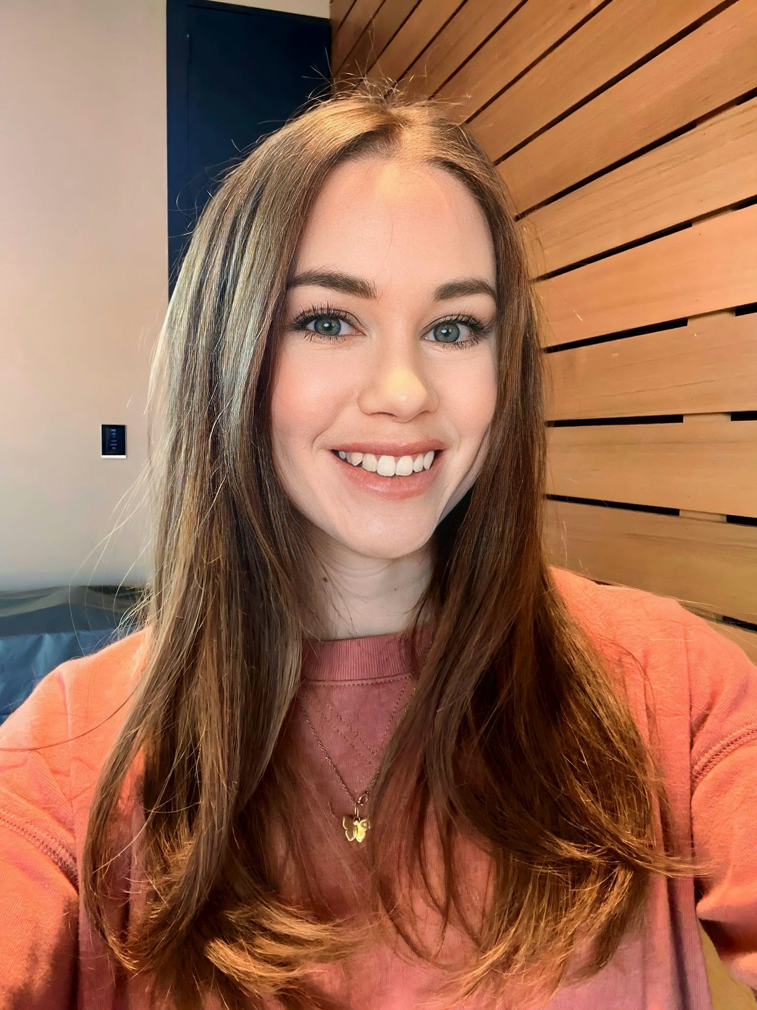 May contain: brown hair, hair, person, face, head, adult, female, woman, and blonde