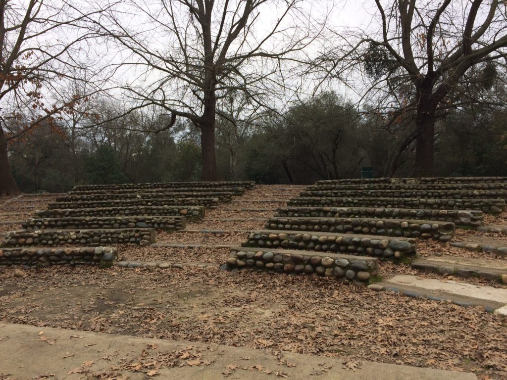 May contain: vegetation, plant, grove, woodland, tree, land, outdoors, nature, soil, park, grass, ground, graveyard, path, amphitheatre, building, arena, and architecture