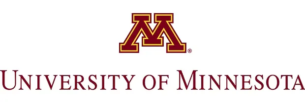The image features the logo of the University of Minnesota, including the stylized "M" and the university's name.