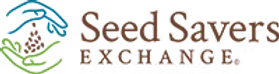 The image features the logo of Seed Savers Exchange, which promotes the preservation of heirloom seeds.