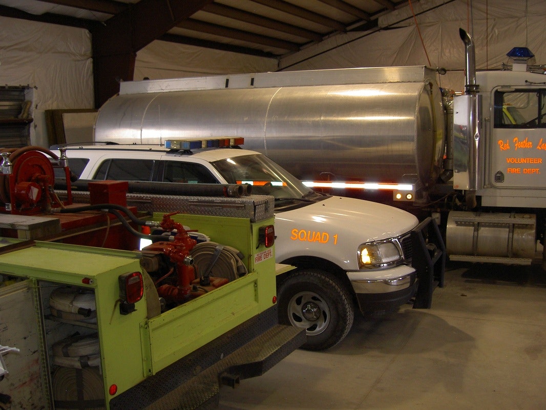 May contain: truck, transportation, vehicle, wheel, and machine