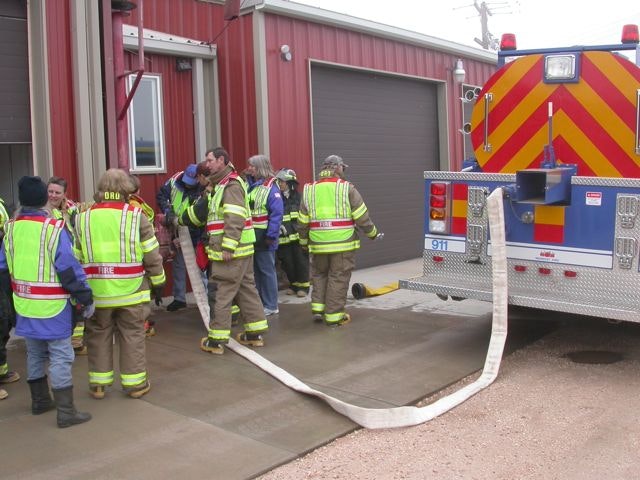 May contain: person, human, and fireman