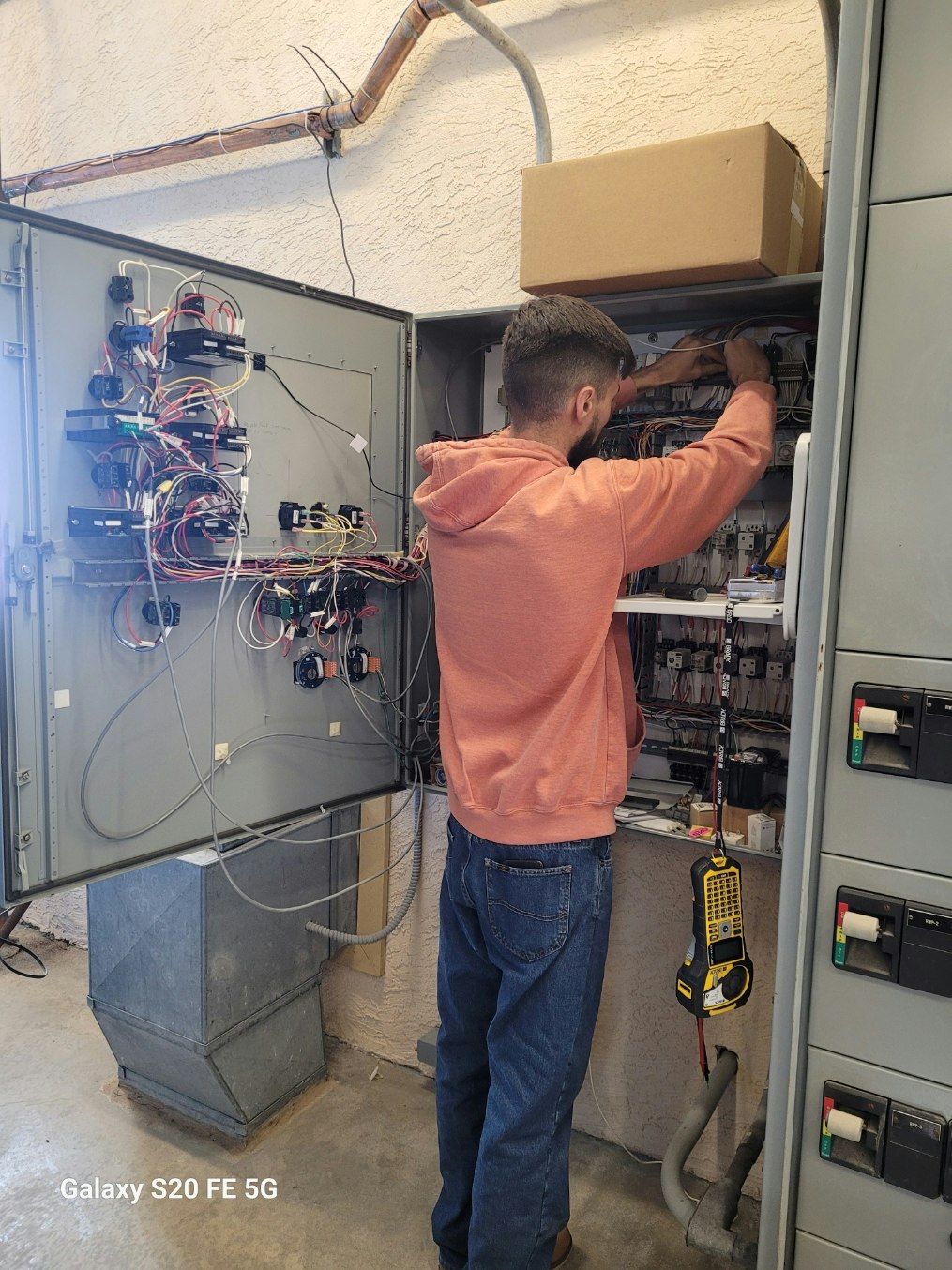 Initial work on panel