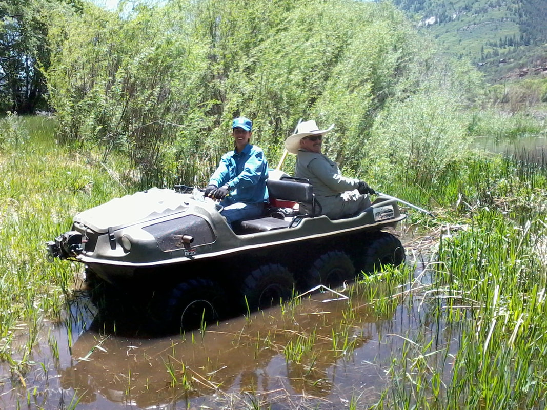 May contain: person, human, amphibious vehicle, vehicle, and transportation