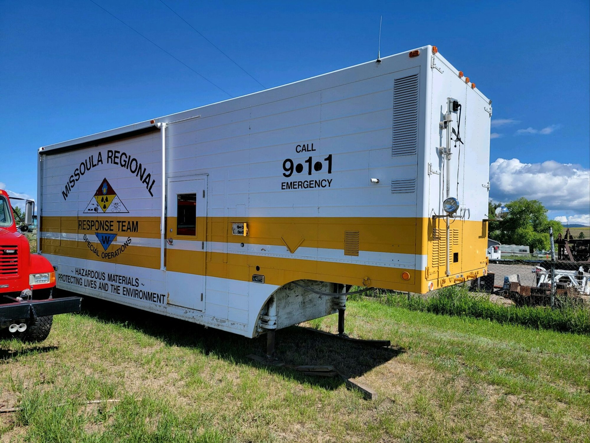 A Missoula Regional Response Team trailer for hazardous materials and special operations.