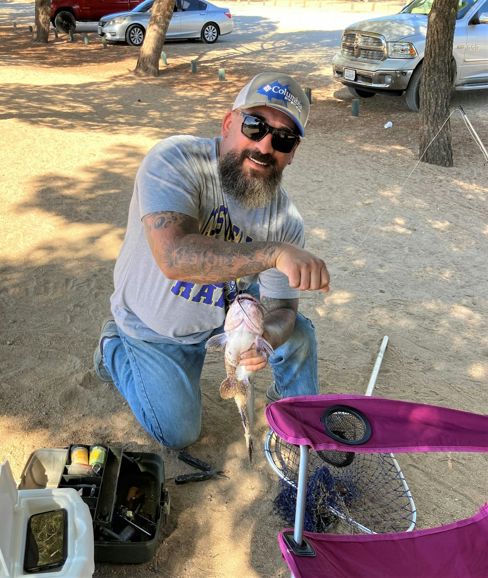 May contain: skin, sunglasses, accessories, accessory, person, human, face, and beard
