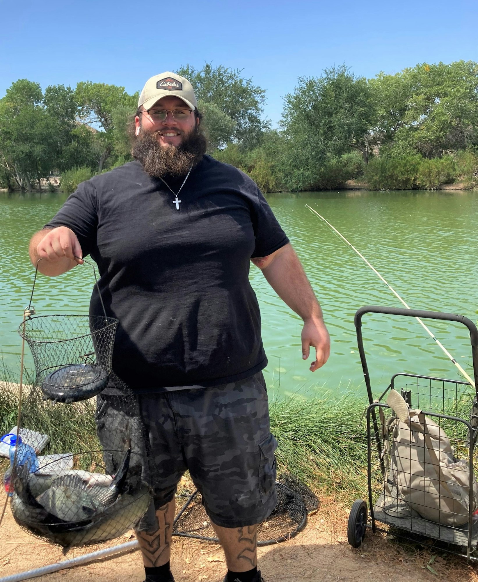 May contain: person, human, face, water, outdoors, and beard