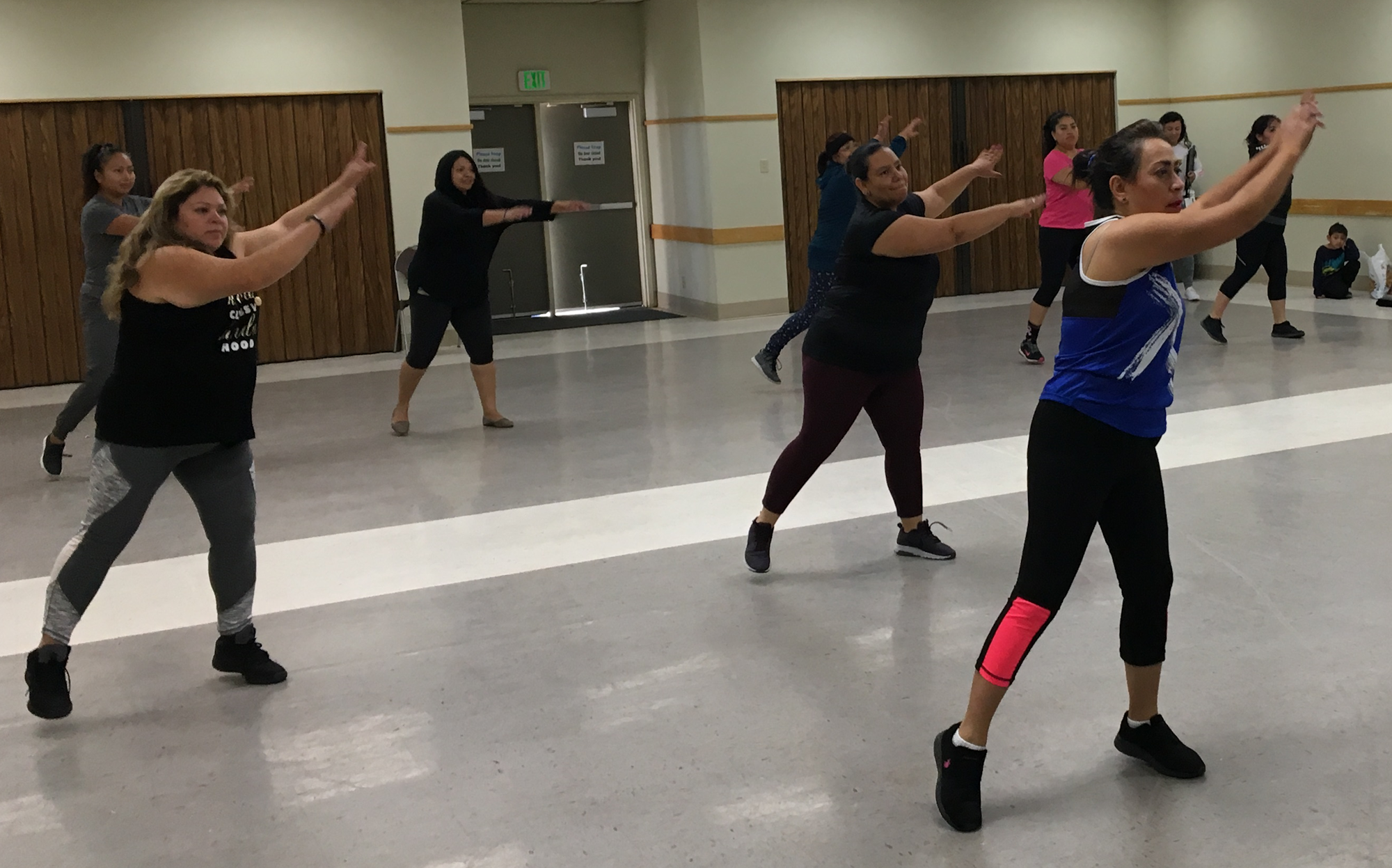 CX3 Zumba Class in session