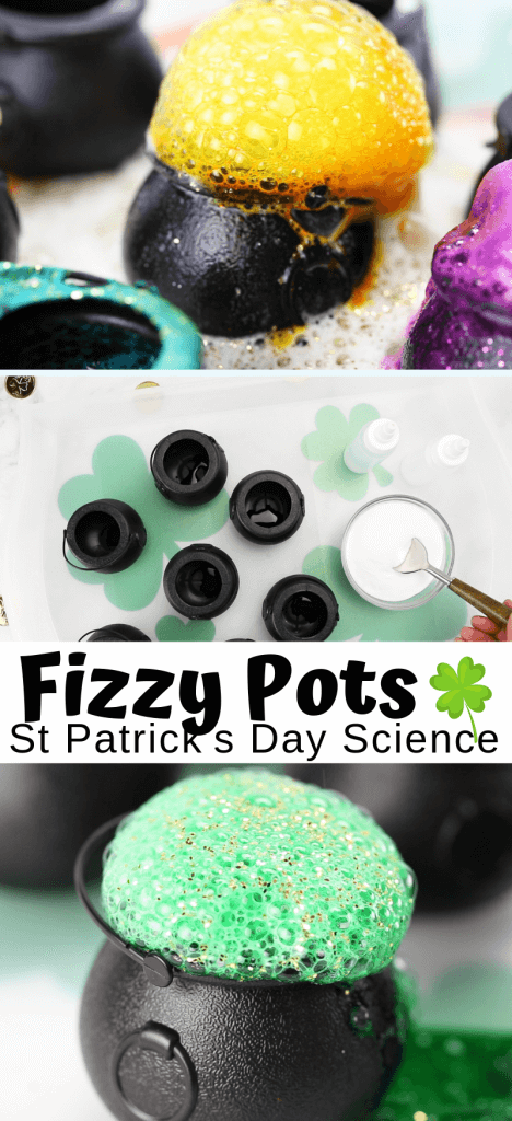 Fizzy Pots; St. Patrick's Day Science