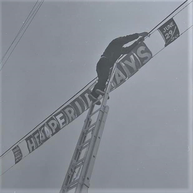 May contain: construction crane, nature, outdoors, and snow