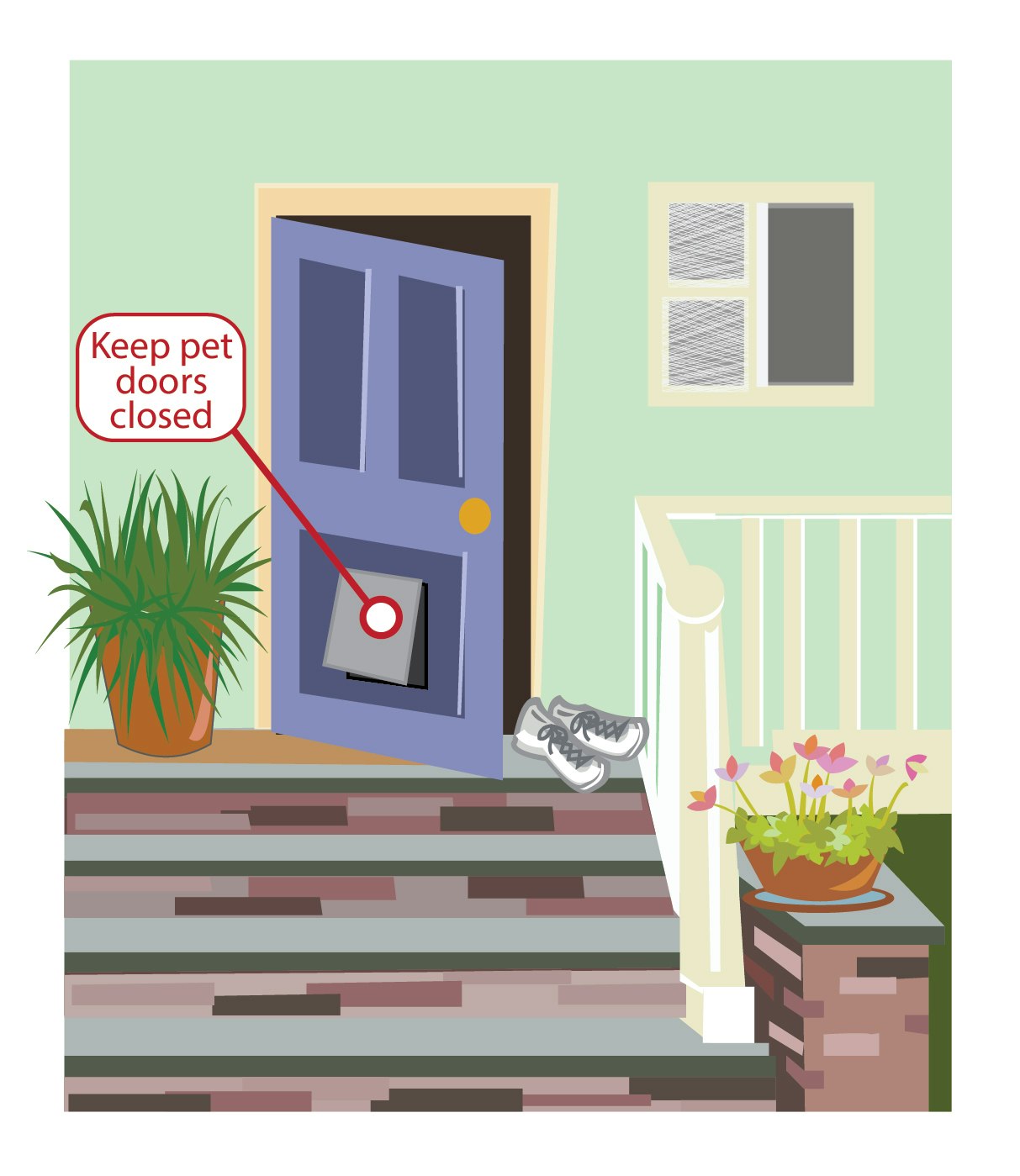 keep pet doors