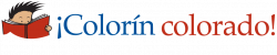 Logo with child reading book reads Colorin colorado