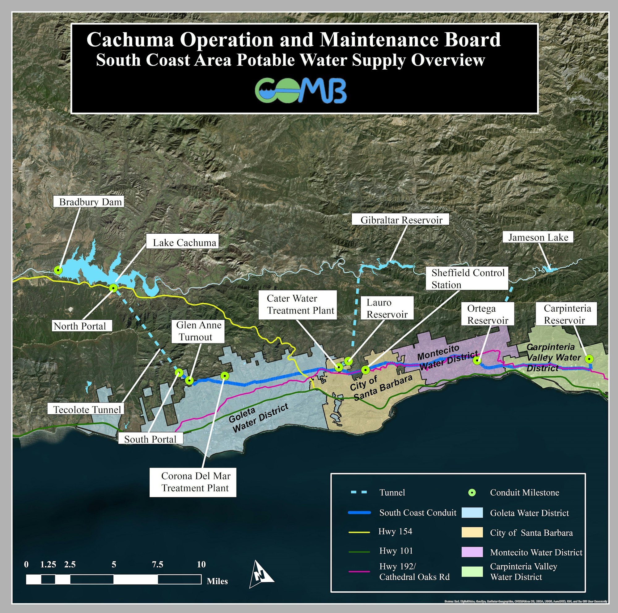 Cachuma Project Facility Map