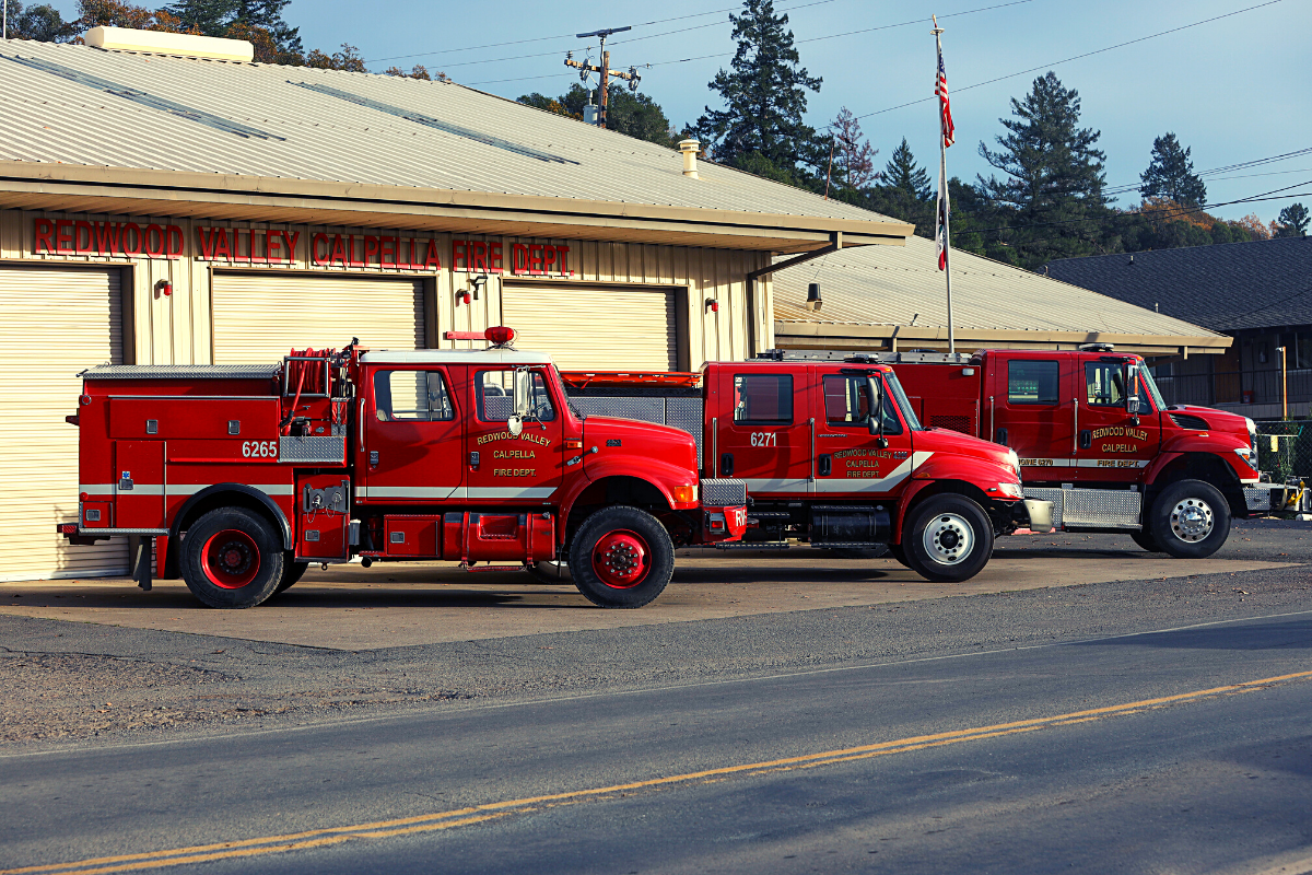 May contain: truck, vehicle, transportation, and fire truck