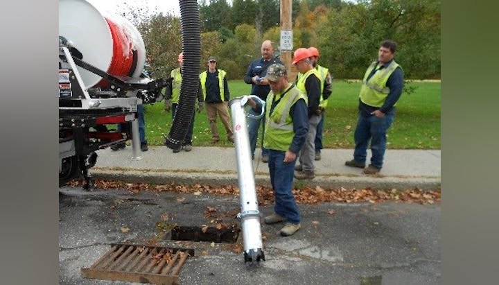 May contain: person, worker, clothing, footwear, shoe, helmet, adult, female, woman, male, man, hardhat, hat, and glove