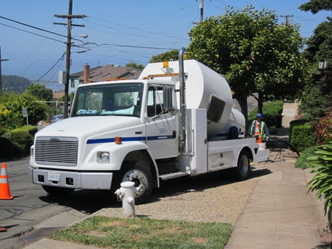 May contain: truck, transportation, and vehicle