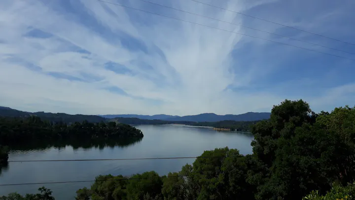 Lake Mendocino on May 22nd, 2023, by E Salomone