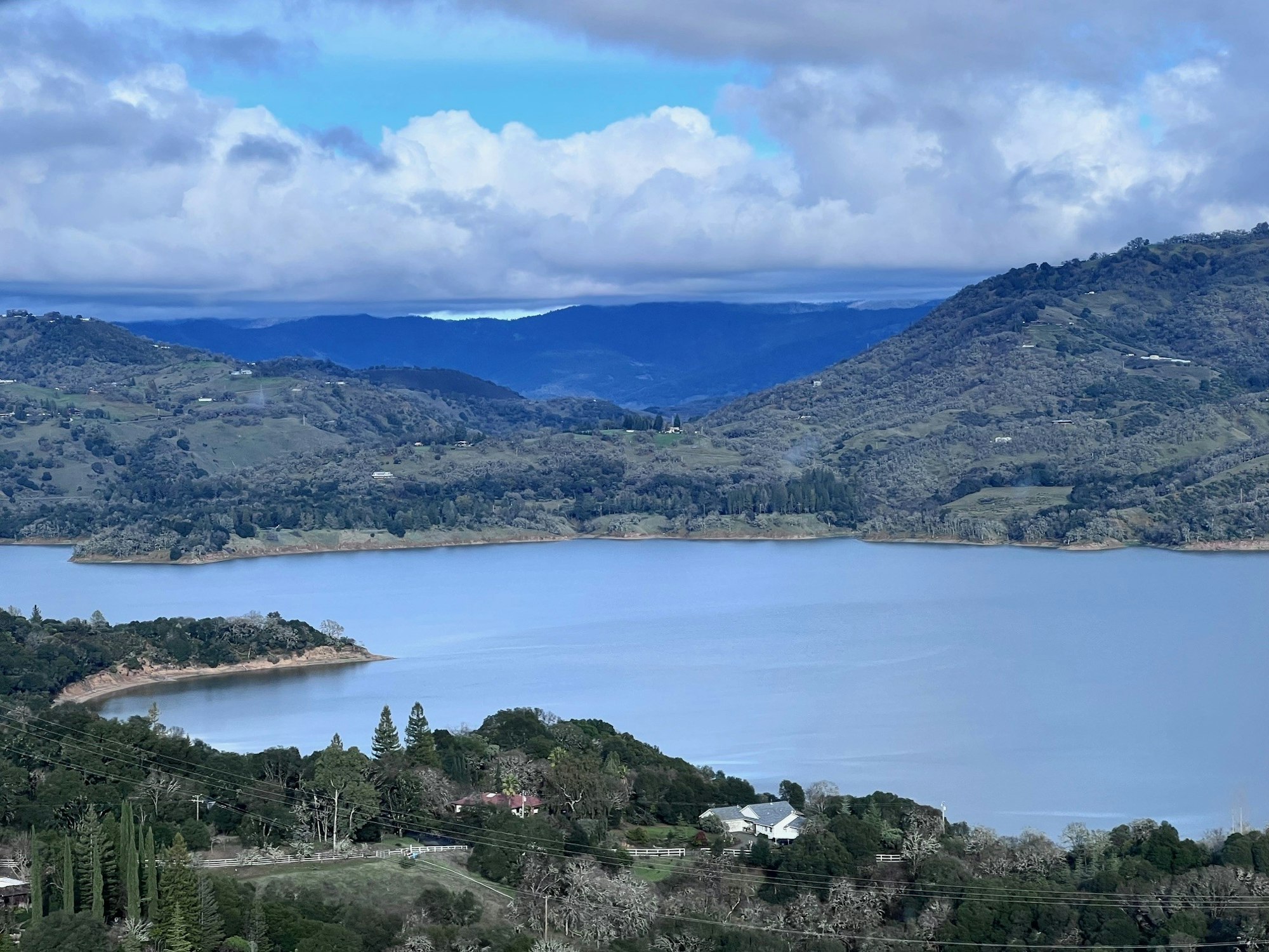 Lake Mendocino on January 23, 2024 by CJ Watt