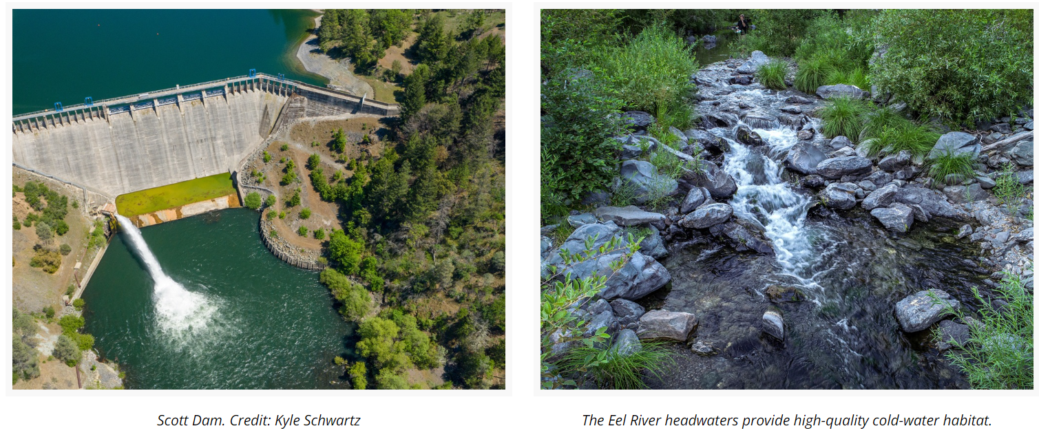 Scott Dam and the Eel River by Kyle Schwartz