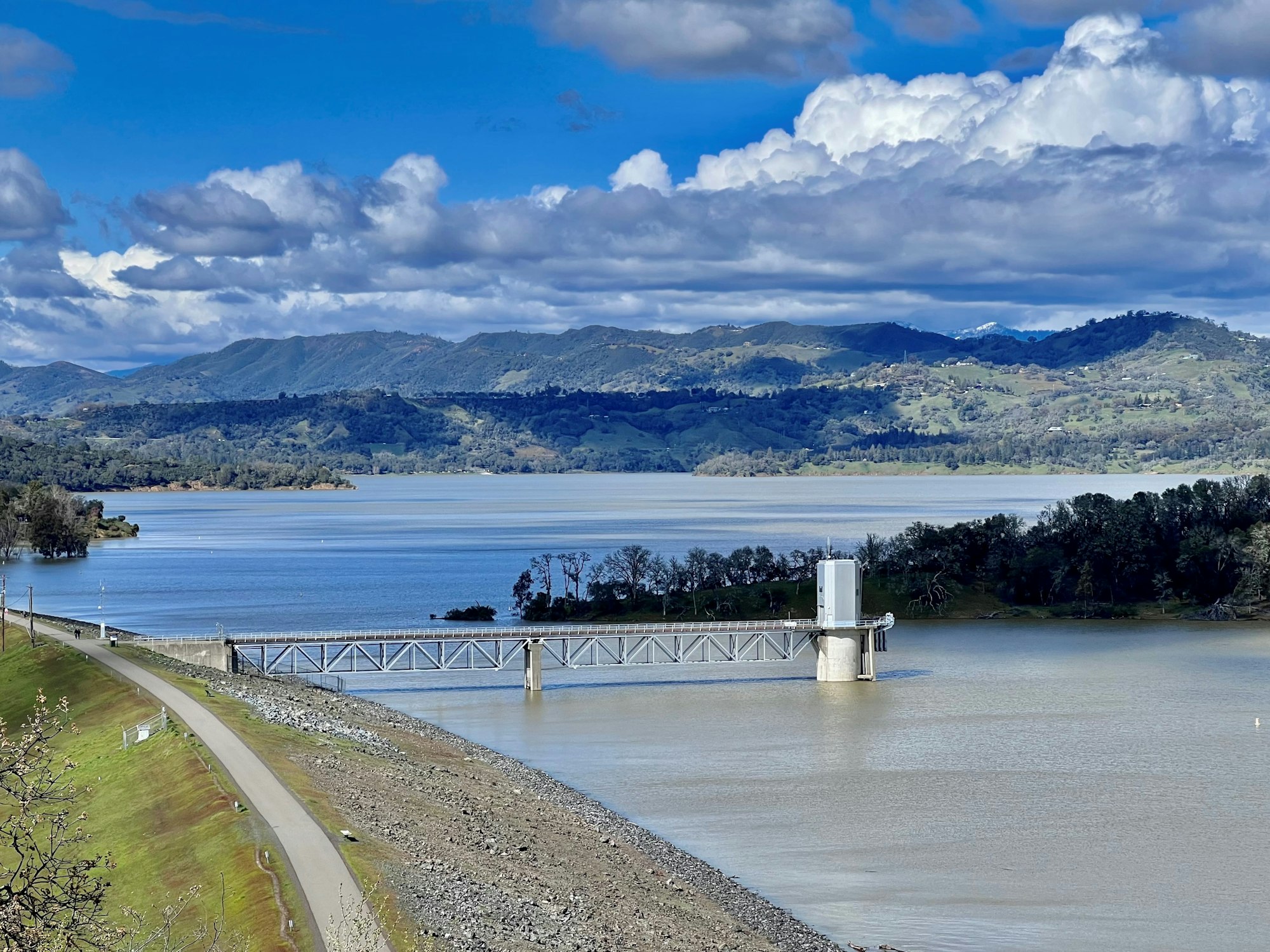 Coyote Valley Dam at Lake Mendocino, March 2023 by CJ Watt