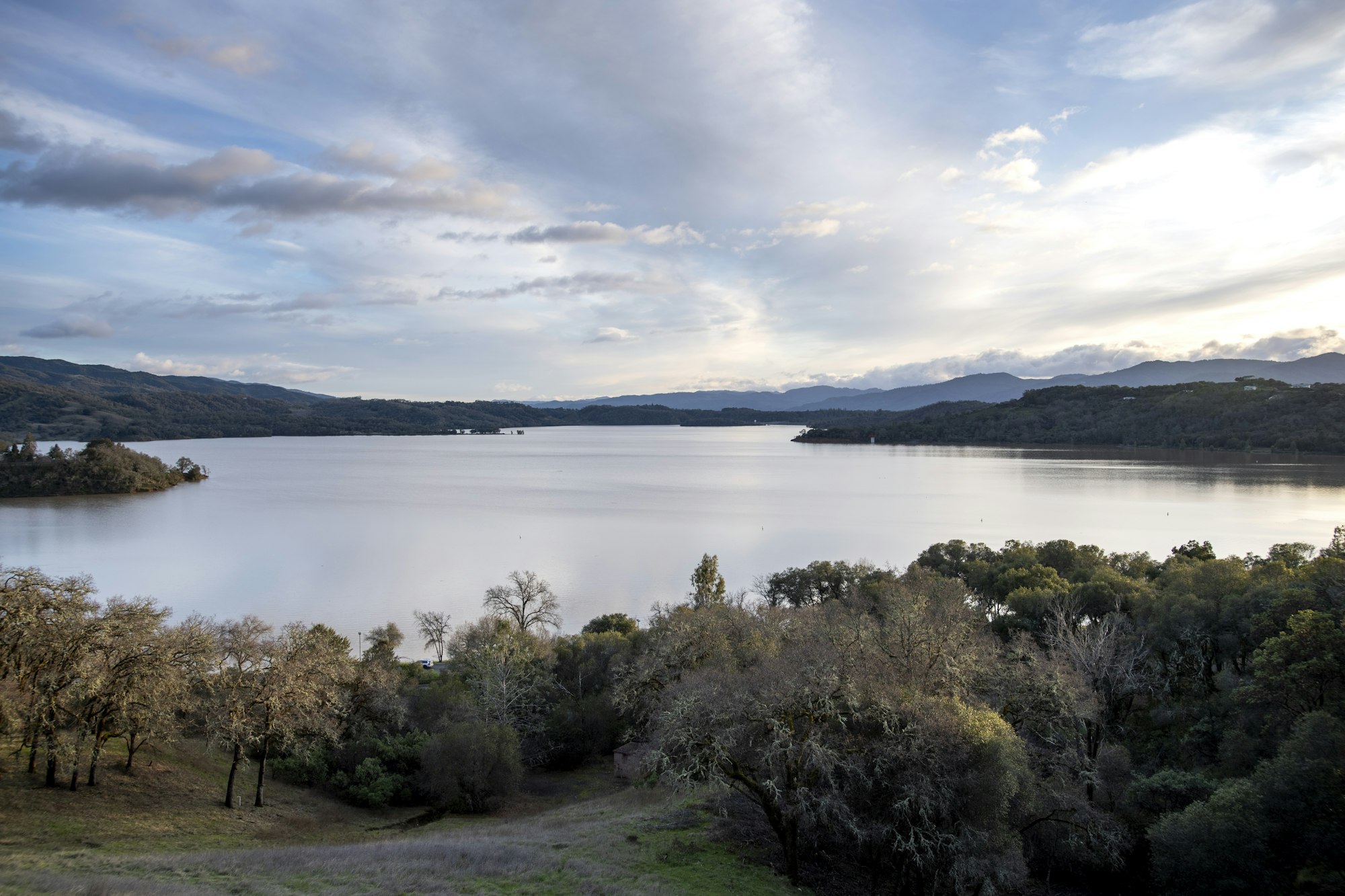 Lake Mendocino on Jan 16, 2023, by Kenneth James, DWR