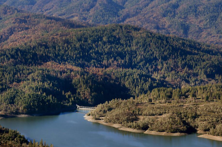 Lake Pillsubry, Scott Dam by Kent Porter, Press Democrat 12-13-18