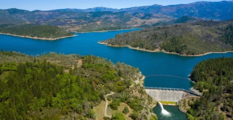 Scott Dam at Lake Pillsbury, by Kara Glenwright, Cal Trout. June 2026