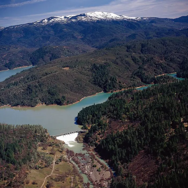 Lake Pillsbury and Scott Dam, by FOER