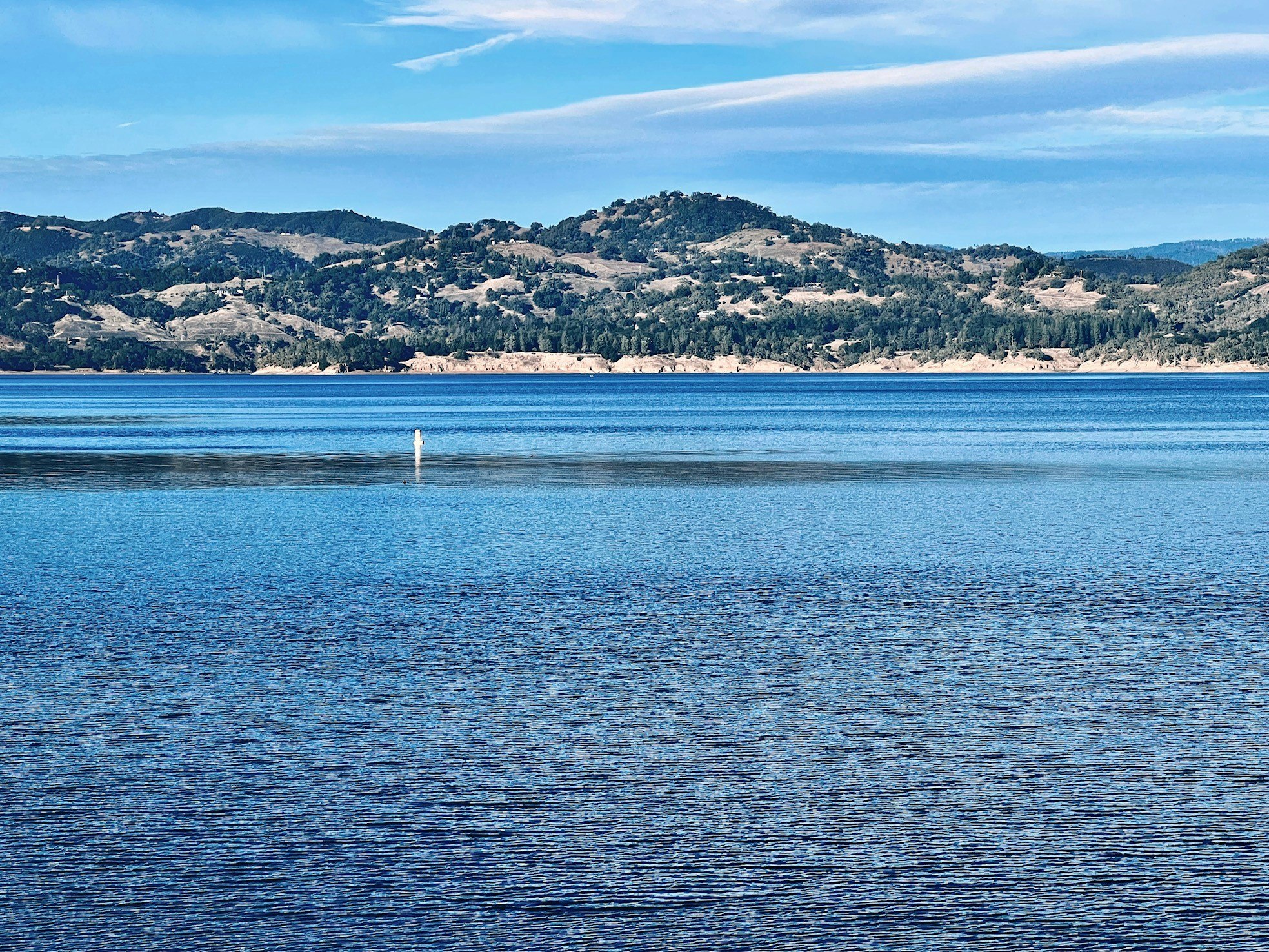 Lake Mendocino in October 2023, by C J Watt