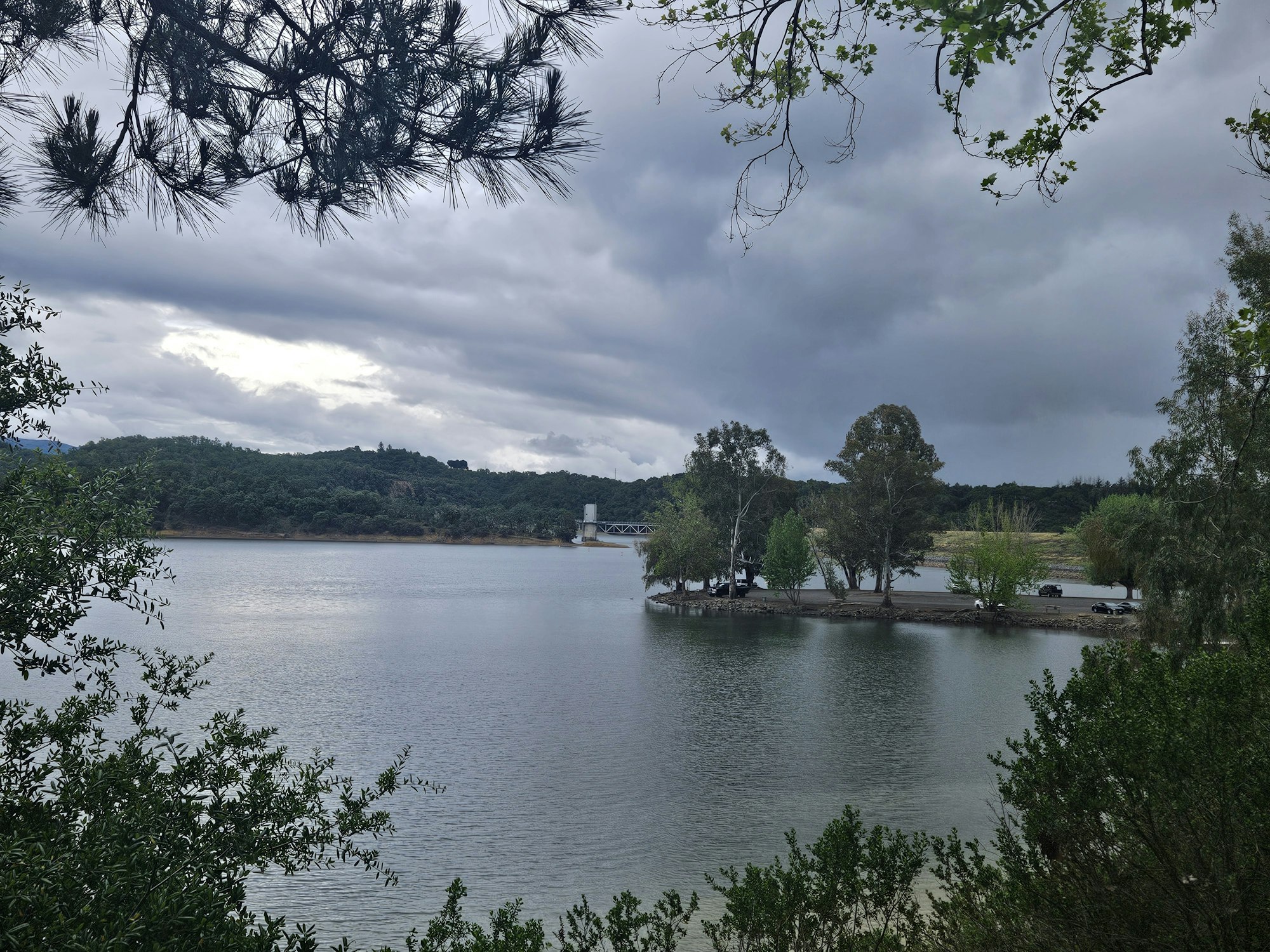 Lake Mendocino in April 2026, by E Salomone